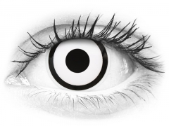 Vita Zombie plano endagskontaktlinser - ColourVUE Crazy (2 linser)