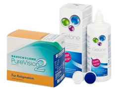 PureVision 2 for Astigmatism (6 linser) + Gelone linsvätska 360 ml