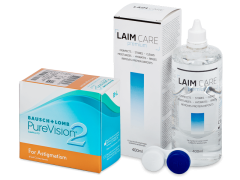 PureVision 2 for Astigmatism (6 linser) + Laim-Care linsvätska 400 ml