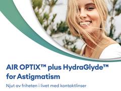Air Optix plus HydraGlyde for Astigmatism (6 linser)