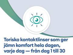 Air Optix plus HydraGlyde for Astigmatism (6 linser)