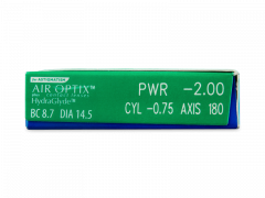 Air Optix plus HydraGlyde for Astigmatism (3 linser)