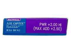 Air Optix plus HydraGlyde Multifocal (6 linser)