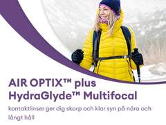 Air Optix plus HydraGlyde Multifocal (6 linser)