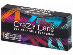 ColourVUE Crazy Lens - Red Screen - utan styrka (2 linser)