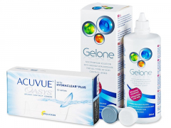 Acuvue Oasys (12 linser) + Gelone linsvätska 360 ml