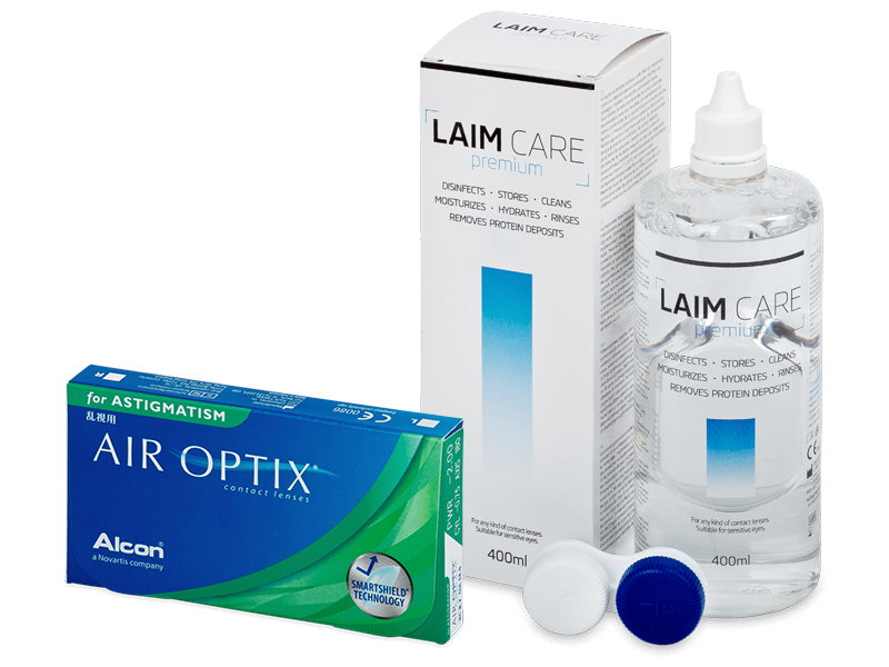 Air Optix for Astigmatism (6 linser) + Laim-Care linsvätska 400 ml