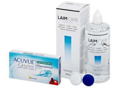 Acuvue Oasys for Presbyopia (6 linser) + Laim-Care linsvätska 400 ml