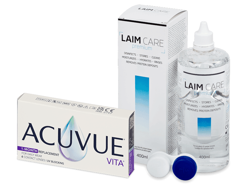 Acuvue Vita (6 linser) + Laim Care linsvätska 400 ml