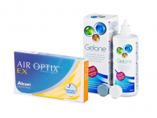 Air Optix EX (3 linser) + Gelone linsvätska 360 ml
