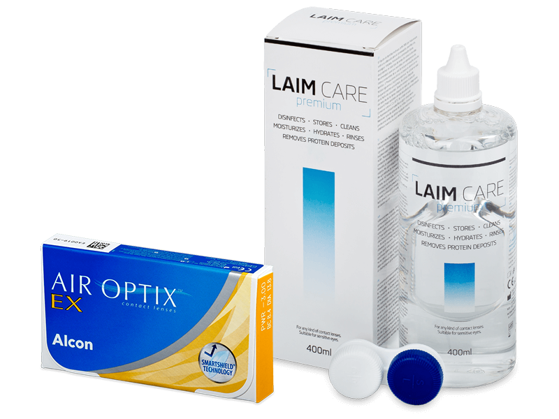 Air Optix EX (3 linser) + Laim-Care linsvätska 400 ml
