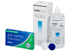 Air Optix plus HydraGlyde for Astigmatism (3 linser) + Laim-Care linsvätska 400 ml