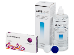 Avaira Vitality (3 linser) + Laim-Care linsvätska 400 ml
