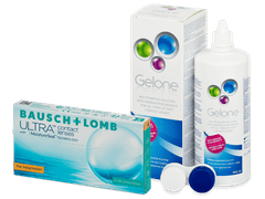 Bausch + Lomb ULTRA for Astigmatism (6 linser) + Gelone linsvätska 360 ml
