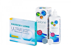 Bausch + Lomb ULTRA for Presbyopia (3 linser) + Gelone linsvätska 360 ml