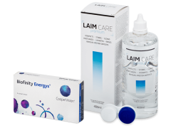 Biofinity Energys (3 linser) + Laim-Care linsvätska 400 ml