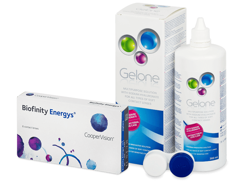 Biofinity Energys (6 linser) + Gelone linsvätska 360 ml
