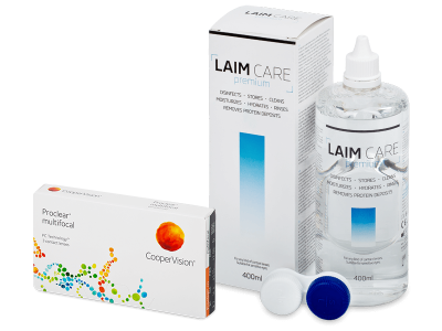 Proclear Multifocal (3 linser) + Laim-Care linsvätska 400 ml