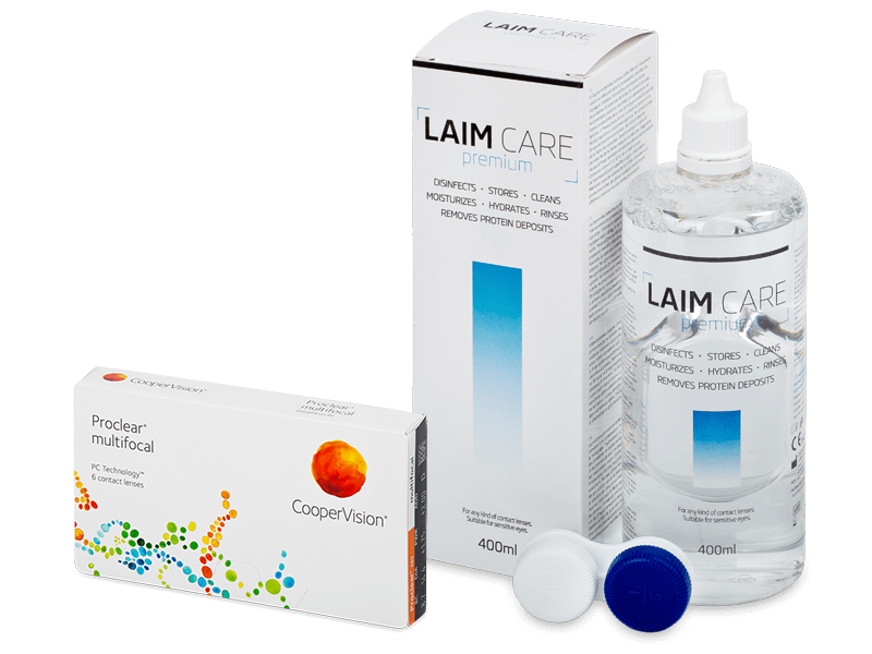 Proclear Multifocal (6 linser) + Laim-Care linsvätska 400 ml