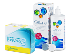 PureVision 2 for Presbyopia (6 linser) + Gelone linsvätska 360 ml