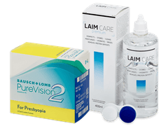 PureVision 2 for Presbyopia (6 linser) + Laim Care linsvätska 400 ml