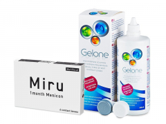 Miru 1 Month Menicon Multifocal (6 linser) + Gelone linsvätska 360 ml