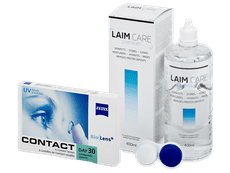 Carl Zeiss Contact Day 30 Compatic (6 linser) + Laim-Care linsvätska 400 ml