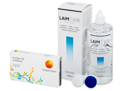 Proclear Multifocal XR (6 linser) + Laim-Care linsvätska 400 ml