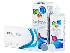 TopVue Monthly Plus (6 linser) + Gelone linsvätska 360 ml