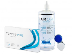 TopVue Monthly Plus(6 linser) + LAIM-CARE linsvätska 400 ml