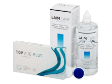 TopVue Monthly Plus(6 linser) + LAIM-CARE linsvätska 400 ml