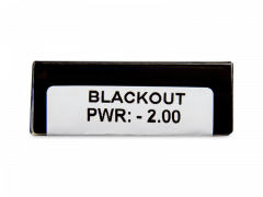 CRAZY LENS - Black Out - Endags dioptrisk (2 linser)