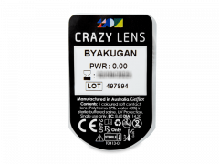 CRAZY LENS - Byakugan - Endags icke-Dioptrisk (2 linser)