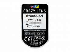 CRAZY LENS - Byakugan - Endags dioptrisk (2 linser)