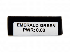 CRAZY LENS - Emerald Green - Endags icke-Dioptrisk (2 linser)