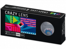 CRAZY LENS - Harlequin - Endags dioptrisk (2 linser)