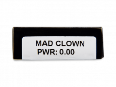 CRAZY LENS - Mad Clown - Endags icke-Dioptrisk (2 linser)