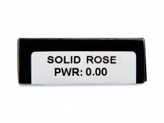 CRAZY LENS - Solid Rose - Endags icke-Dioptrisk (2 linser)
