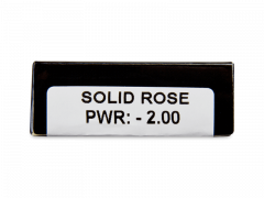 CRAZY LENS - Solid Rose - Endags dioptrisk (2 linser)