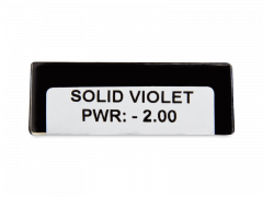 CRAZY LENS - Solid Violet - Endags dioptrisk (2 linser)
