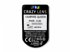 CRAZY LENS - Vampire Queen - Endags icke-Dioptrisk (2 linser)