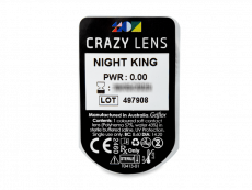 CRAZY LENS - Night King - Endags icke-Dioptrisk (2 linser)