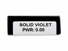 CRAZY LENS - Solid Violet - Endags icke-Dioptrisk (2 linser)