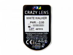CRAZY LENS - White Walker - Endags dioptrisk (2 linser)