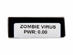 CRAZY LENS - Zombie Virus - Endags icke-Dioptrisk (2 linser)