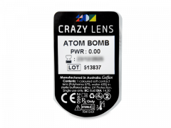 CRAZY LENS - Atom Bomb - Endags icke-Dioptrisk (2 linser)