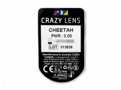 CRAZY LENS - Cheetah - Endags icke-Dioptrisk (2 linser)