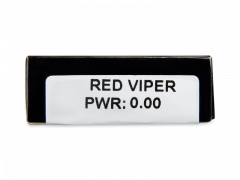CRAZY LENS - Red Viper - Endags icke-Dioptrisk (2 linser)