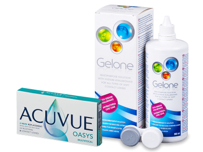 Acuvue Oasys Multifocal (6 linser) + Gelone Linsvätska 360 ml