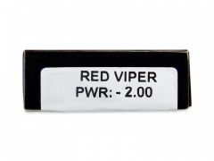 CRAZY LENS - Red Viper - Endags dioptrisk (2 linser)